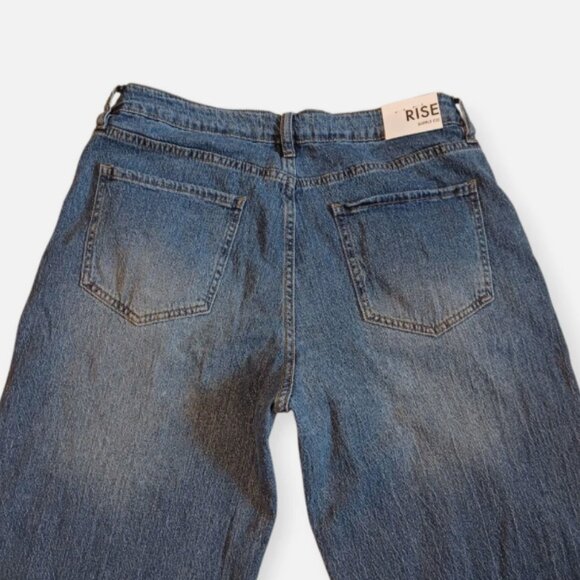 RISE SUPPLY CO Straight Leg Denim Jeans Size 13 Waist 32" x 30" inseam NWT - Picture 7 of 12